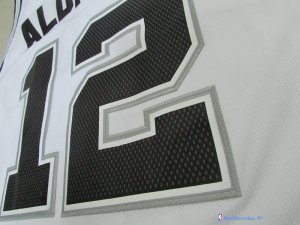 Maillot NBA Pas Cher San Antonio Spurs LaMarcus Aldridge 12 Blanc