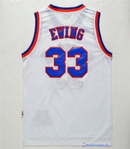 Maillot NBA Pas Cher New York Knicks Patrick Ewing 33 Blanc