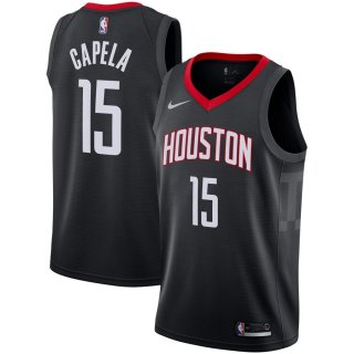 Houston Rockets Clint Capela Nike Black Swingman Player Jersey - Statement Edition
