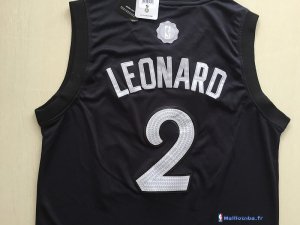 Maillot NBA Pas Cher Noël San Antonio Spurs Kawhi Leonard 2 Noir