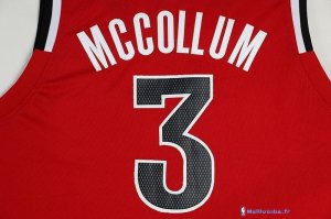 Maillot NBA Pas Cher Portland Trail Blazers 2016 C.J.McCollum 3 Rouge