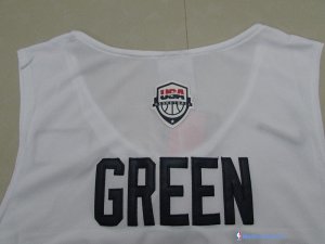 Maillot NBA Pas Cher USA 2016 Draymond Green 14 Blanc