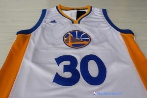 Maillot NBA Pas Cher Noël Golden State Curry 30 Blanc