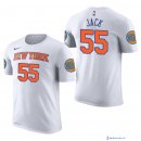 Maillot Manche Courte New York Knicks Jarrett Jack 55 Blanc 2017/18