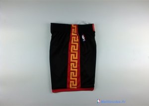 Pantalon NBA Pas Cher Golden State Warriors Noir Rouge