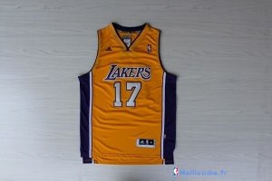 Maillot NBA Pas Cher Los Angeles Lakers Jeremy Lin 17 Jaune