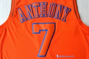 Maillot NBA Pas Cher New York Knicks Carmelo Anthony 7 Orange