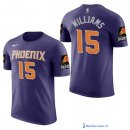 Maillot Manche Courte Phoenix Suns 15 Alan Williams Purpura 2017/18