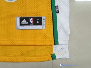 Maillot NBA Pas Cher Seattle Supersonics Kevin Durant 35 Jaune