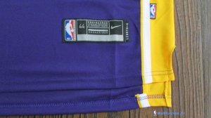 Maillot NBA Pas Cher Los Angeles Lakers Lonzo Ball 2 Purpura Statement 2017/18