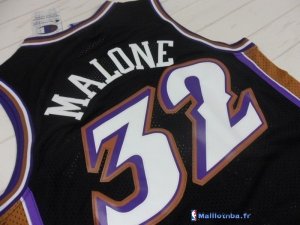 Maillot NBA Pas Cher Utah Jazz Karl Malone 32 Noir