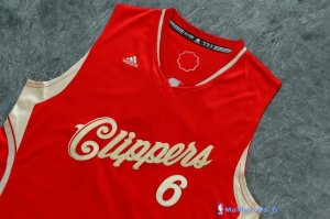 Maillot NBA Pas Cher Noël Los Angeles Clippers Jordan 6 Rouge