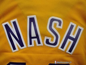 Maillot NBA Pas Cher Los Angeles Lakers Steve Nash 10 Jaune