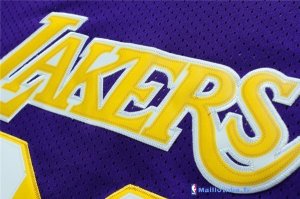 Maillot NBA Pas Cher Los Angeles Lakers Kobe Bryant 24 Retro Pourpre