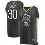 Golden State Warriors Stephen Curry Fanatics Branded Charcoal Fast Break Replica Player Jersey - Statement Edition