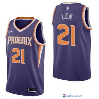 Maillot NBA Pas Cher Phoenix Suns Alex Len 21 Purpura Icon 2017/18