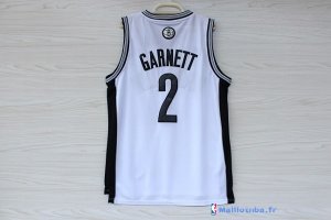 Maillot NBA Pas Cher Brooklyn Nets Kevin Garnett 2 Blanc