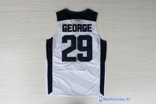 Maillot NBA Pas Cher USA 2012 Paul George 29 Blanc