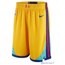 Pantalon NBA Pas Cher Golden State Warriors Jaune Ville