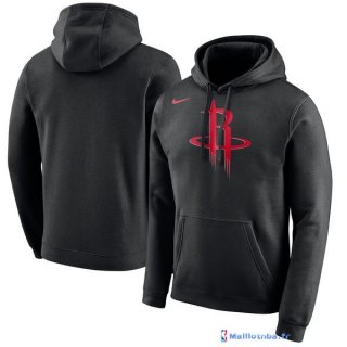 Sweat Capuche NBA Houston Rockets Nike Noir