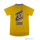 Maillot NBA Pas Cher Golden State Warriors Stephen Curry 30 City Jaune MC