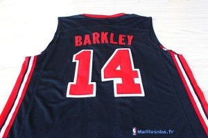 Maillot NBA Pas Cher USA 1992 Barkley 14 Noir