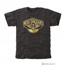 T-Shirt NBA Pas Cher New Orleans Pelicans Noir Or