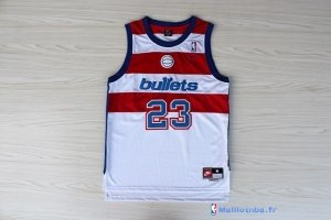 Maillot NBA Pas Cher Washington Wizards Michael Jordan 23 Retro Blanc