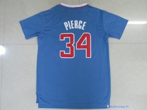 Maillot NBA Pas Cher Los Angeles Clippers Paul Pierce 34 Bleu MC