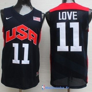 Maillot NBA Pas Cher USA 2012 Kevin Love 11 Noir