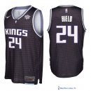 Maillot NBA Pas Cher Sacramento Kings Buddy Hield 24 Noir 2017/18