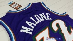 Maillot NBA Pas Cher Utah Jazz Karl Malone 32 Pourpre