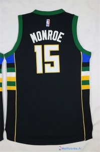 Maillot NBA Pas Cher Milwaukee Bucks Greg Monroe 15 Noir