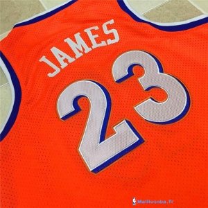 Maillot NBA Pas Cher Cleveland Cavaliers LeBron James 23 Orange