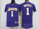 Maillot NBA Pas Cher Los Angeles Lakers D'Angelo Russell 1 Pourpre MC