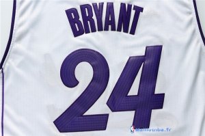Maillot NBA Pas Cher Noël Los Angeles Lakers Bryant 24 Blanc