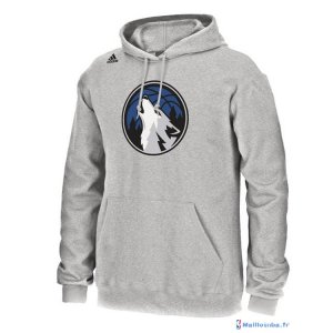 Sweat Capuche NBA Minnesota Timberwolves Karl Anthony 32 Towns Gris