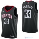Maillot NBA Pas Cher Houston Rockets Ryan Anderson 33 Noir Statement 2017/18