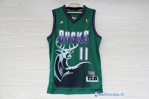 Maillot NBA Pas Cher Milwaukee Bucks Monta Ellis 11 Vert