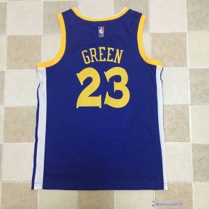 Maillot NBA Pas Cher Golden State Warriors Draymond Green 23 Bleu Icon 2017/18