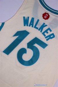 Maillot NBA Pas Cher Noël Charlotte Hornets Walker 15 Blanc