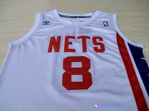 Maillot ABA Pas Cher Brooklyn Nets Willams 8 Blanc