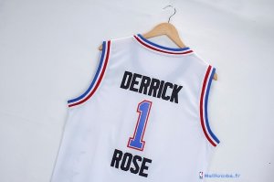 Maillot NBA Pas Cher All Star 2015 Derrick Rose 1 Blanc