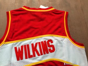 Maillot NBA Pas Cher Atlanta Hawks Dominique Wilkins 21 Rouge