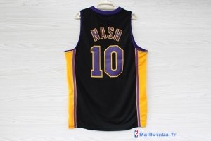 Maillot NBA Pas Cher Los Angeles Lakers Steve Nash 10 Noir