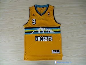 Maillot NBA Pas Cher Denver Nuggets Allen Iverson 3 Jaune