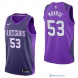 Maillot NBA Pas Cher Phoenix Suns Greg Monroe 53 Nike Purpura Ville 2017/18