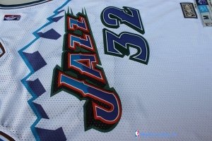 Maillot NBA Pas Cher Utah Jazz Karl Malone 32 Blanc