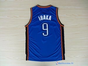 Maillot NBA Pas Cher Oklahoma City Thunder Serge Ibaka 9 Bleu