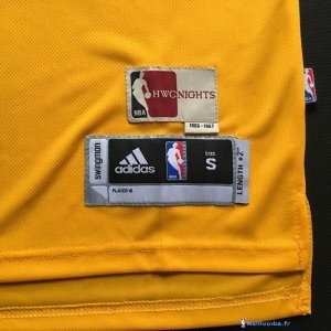 Maillot NBA Pas Cher Golden State Warriors Andre Iguodala 9 Retro Jaune